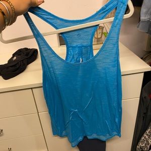 Royal blue lululemon tank top